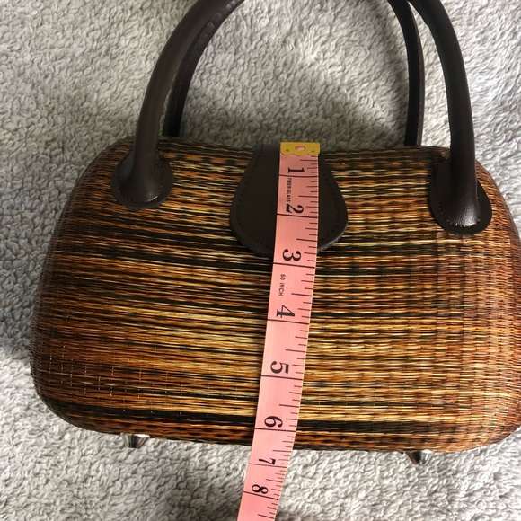 CUTE STRUCTURED STRAW HANDBAG FOR SUMMER - Picture 5 of 6